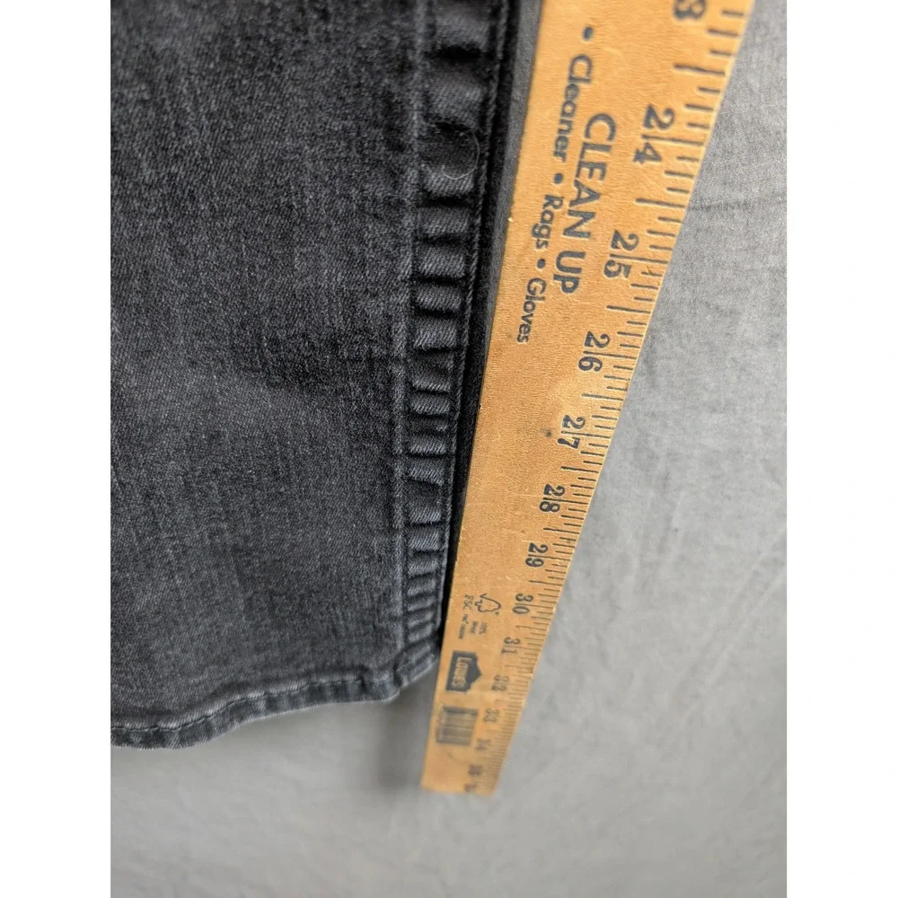 True Religion Mens Rocco Skinny Jeans Black Gray Wash Size 32 Denim Pants